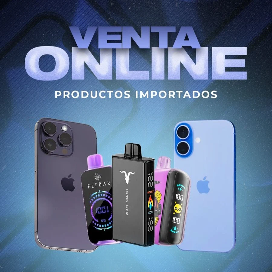 Venta de productos online, productos importados en borroso